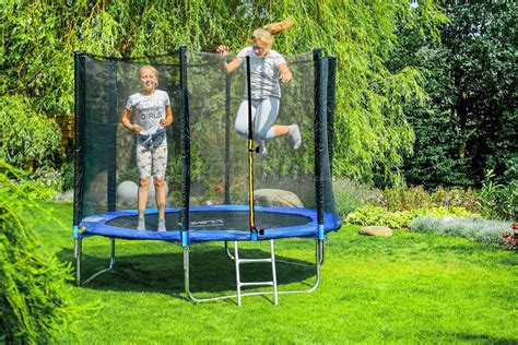 Батут Funfit 252 см - 8ft Blue (с защитной сеткой и лестницей) купить в ...