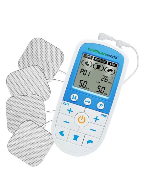 Tens And Ems Machine Tens Ems Massage Advanced Combo Dual Channel Pain