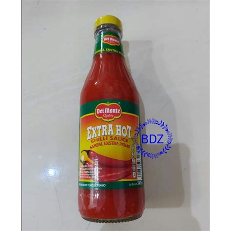 Jual Delmonte Chili Sauce Extra Hot 340ml Saus Sambal Shopee Indonesia