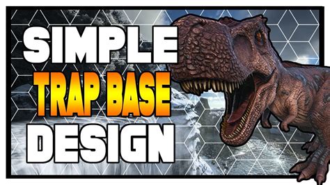 How To Build A Small Dino Trap Base Ark Survival Evolved Youtube