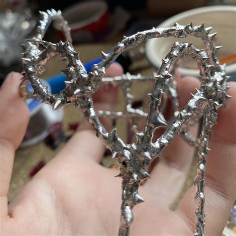 Bramble Spiky Spikey Bracelet Bangle Handmade Silver Depop