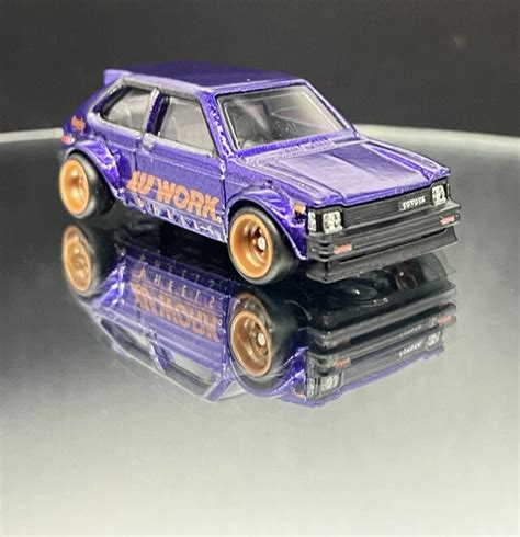 Hot Wheels Premium Car Culture Toyota Starlet Kp Ronin Run Loose Eur Picclick Fr