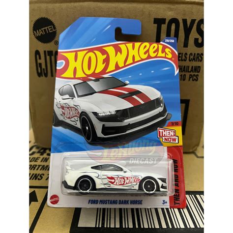 LeHuong Diecast Xe mô hình Hot Wheels Ford Mustang Dark Horse White Red Shopee Việt Nam