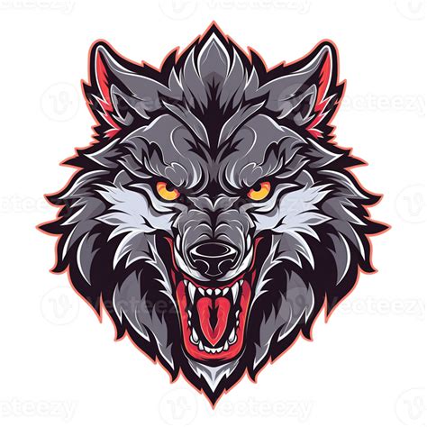 Ai Generated Wolf Head Mascot Logo 36154954 Png
