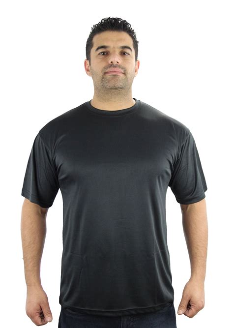 100 Polyester Black T Shirt Security Uniform