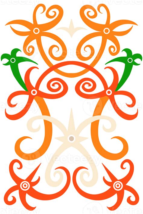 Ornamento étnico Dayak 16582674 Png