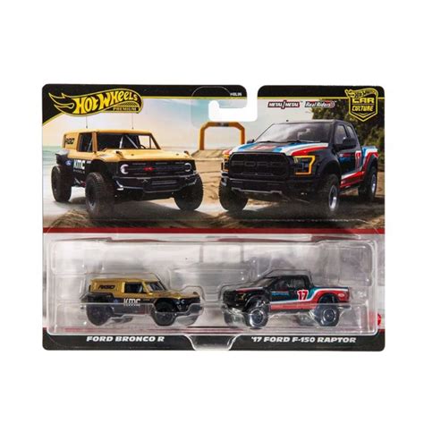 Игровой набор машинок Hot Wheels Car Culture Ford Bronco R and Ford F Raptor купить