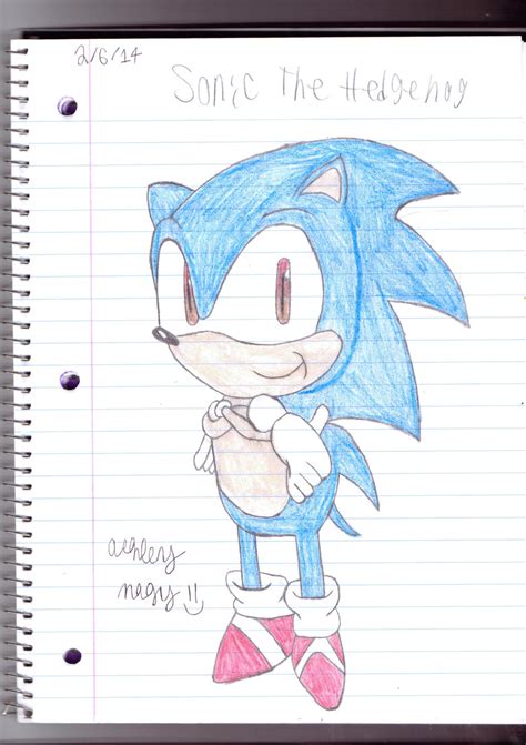 Sonic Pencil Drawing