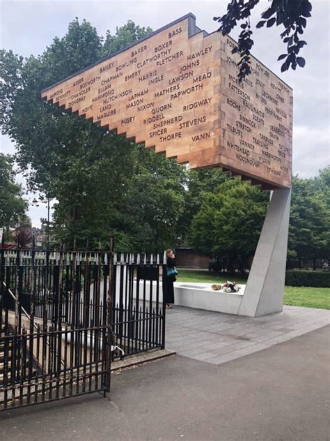 The Bethnal Green Tube Disaster Memorial - Look Up London