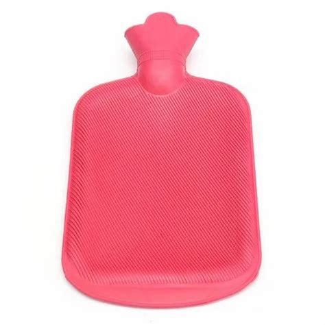 Rubber Rectangular Two Side Ribbed Design Hot Water Bottle At 85 Piece In New Delhi