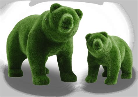 Топиари, зеленые топиарные фигуры из искусственной травы