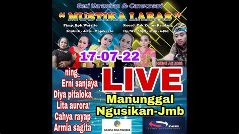 LIVE STREAMING CAMPURSARI MUSTIKA LARAS PIMP BPK WARSITO LIVE