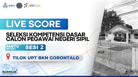 LIVE SCORE SKD CPNS 2024 Sabtu 26 10 2024 SESI 2 YouTube