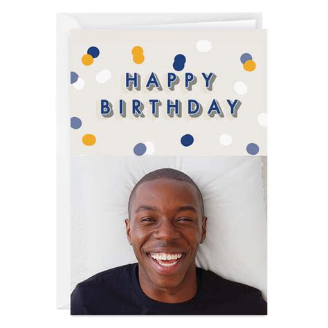 Happy Birthday Confetti Blank Ecard Ecards Hallmark
