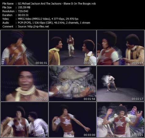 Michael Jackson And The Jacksons Jackson 5 Blame It On The Boogie