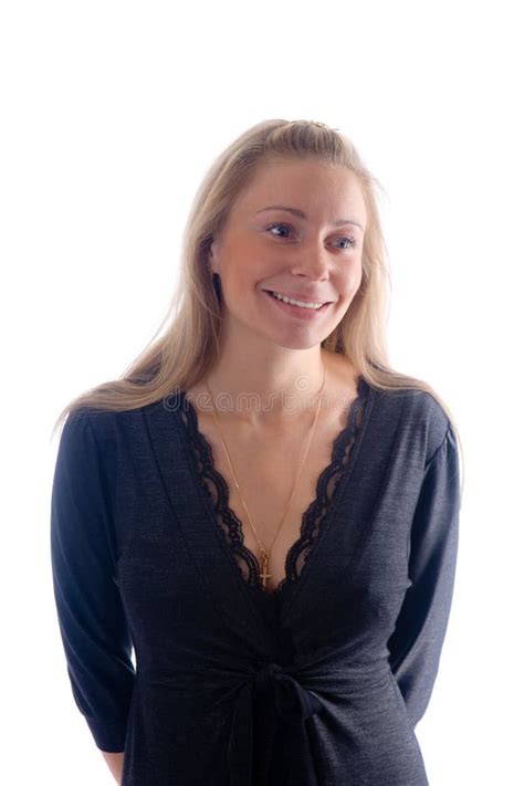El Blonde Sonriente Imagen De Archivo Imagen De Sonrisa