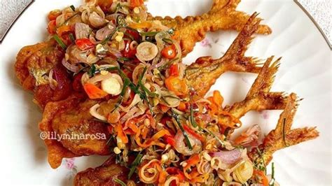 Resep Praktis Ikan Goreng Sambal Matah Cocok Jadi Lauk Makan Siang