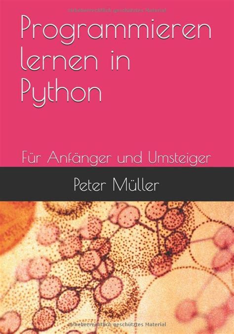 Programmieren Lernen In Python F R Anf Nger Umsteiger Aufsteiger By