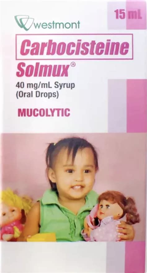Solmux Mucolytic 40mgml Syrup Oral Drops 15ml By Mavens Collection