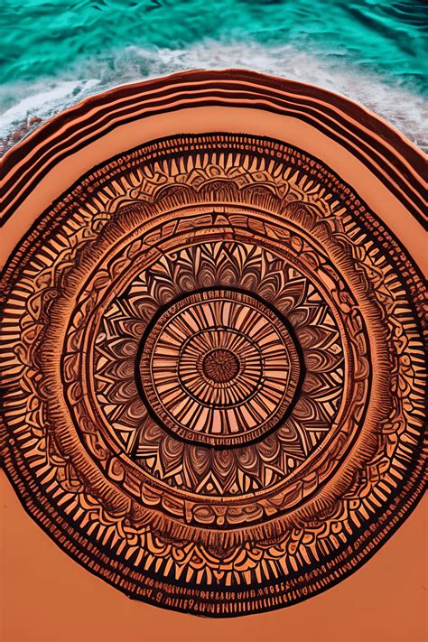 Mandala In The Sand · Creative Fabrica