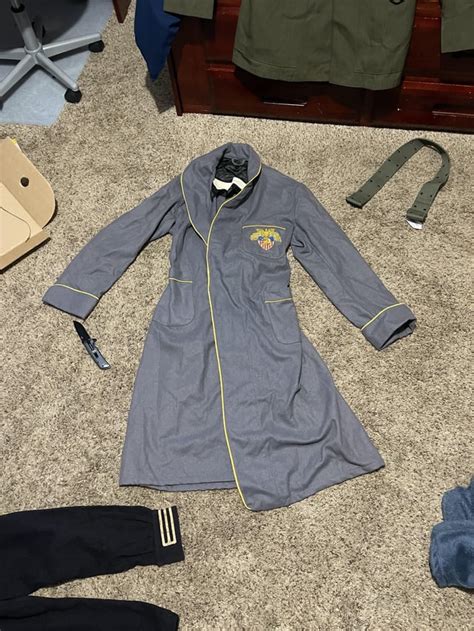 Got This Ww2 Seabees Crackerjack Uniform And A West Point Robe In The