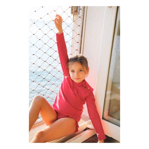 Canopea X Smallable Romy Bikini Bottoms Raspberry Red Canopea