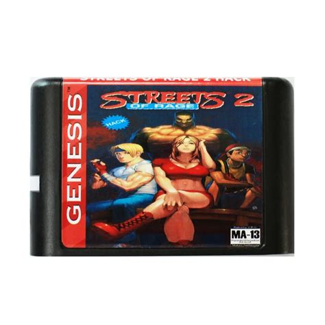 Streets Of Rage 2 Hack 16 Bit MD Game Card For Sega Mega Drive For SEGA