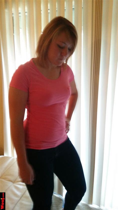 Cute Teen Babe In Tight Pink T Shirt Shows Off Her Great Body Photos