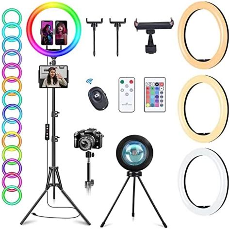 Amazon Weilisi 10 Selfie Ring Light With Tripod Stand 72 Tall