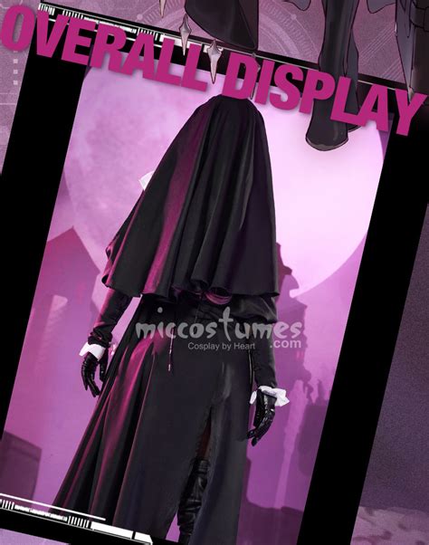 Miccostumes X Mobbunny X Chowbie Lingerie Nonne High Cut Kleid Schwarz Dessous Set Mit