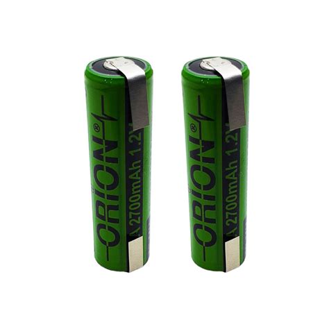 قیمت و خرید باتری قلمی قابل شارژ اوریون مدل AA 2700mAh بسته دو عددی