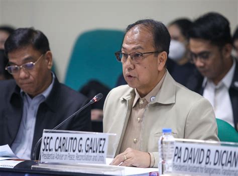 MILF Decommissioning Target Matapos Sa 2025 Sec Carlito Galvez Jr