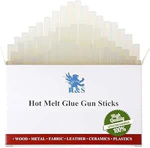 H S Hot Glue Sticks Mm X Mm Hot Melt Glue Gun Sticks For Hot Glue Gun Amazon Co Uk Diy