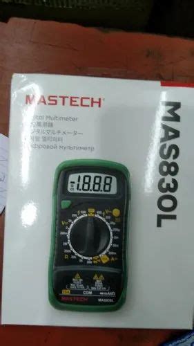 Mastech M266 Digital AC Clamp Meter AC, 9v Battery at ₹ 1100/piece in ...