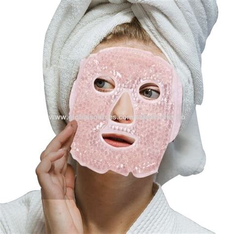 Buy Wholesale China New Product Hot Cold Therapy Heated Cooling Face Masking Gel Bead Face Mask