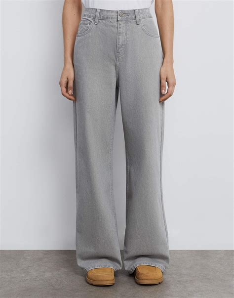 Серые джинсы Wide leg GJN031253-3 купить по цене от 1399 рублей с ...