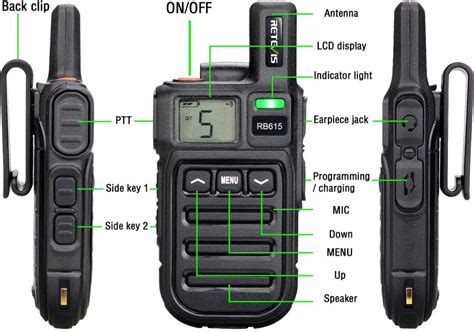 Retevis Rb615 Pmr Frs Mini Walkie Talkie Pmr446 Ptt, 45% OFF