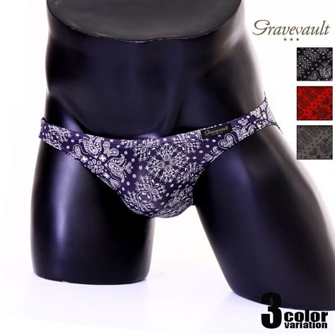 メンズビキニGravevault グレイブボールトBandana Bikini メンズ ビキニ パンツ 男性下着 アンダーウェア セクシー メンズ インナーファッションブランド別