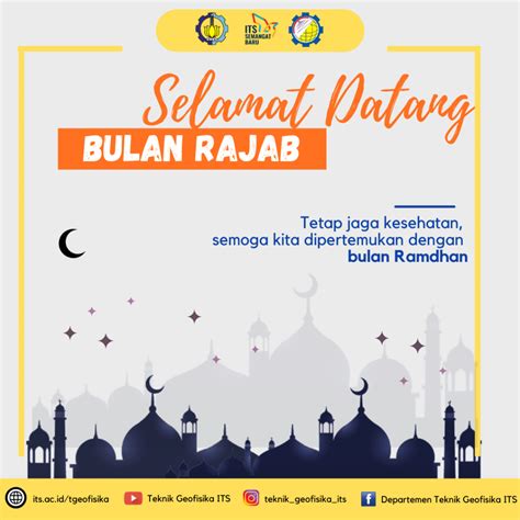 Selamat Datang Bulan Rajab Hijriyah Departemen Teknik Geofisika