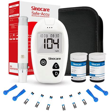 Medidor De Glucosa Sinocare Safe Accu Outlet Exclusivo