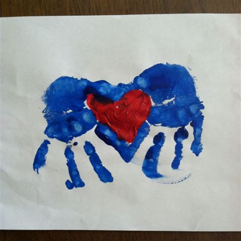 Handprint heart...our feb blizzard activity! Holiday Fun, Homeschooling, Cool Kids, Moose Art ...