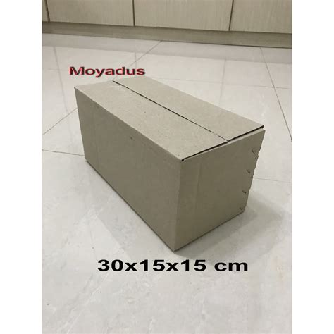 Jual Kardus Karton Box Uk 30x15x15 Cm Untuk Packing SINGELWALL POLOS