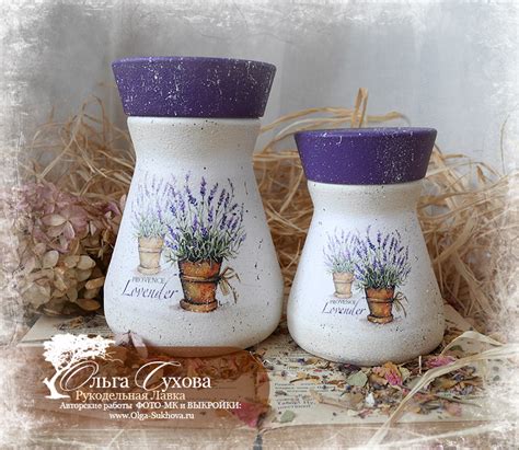 Рукодельная лавка - Авторские работы - Набор из 2-х баночек - Лаванда в ...