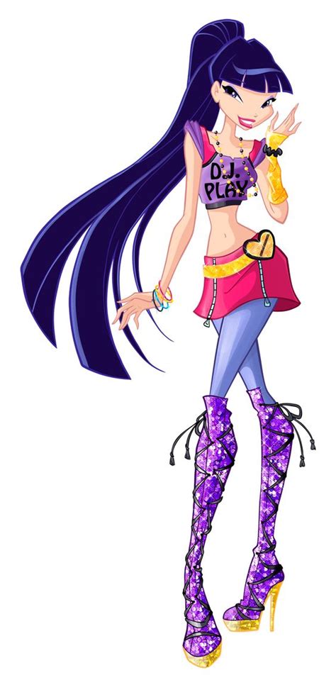 Winx Club Musa Musa Is The Guardian Fairy Of Music From Melody And One Of The Founding Members