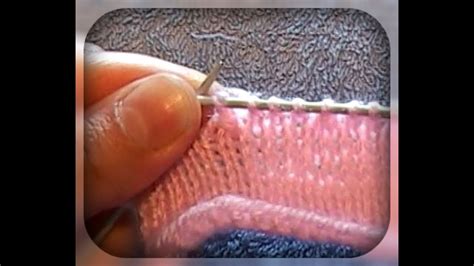 две петли вместе лицевой с наклоном влево - YouTube