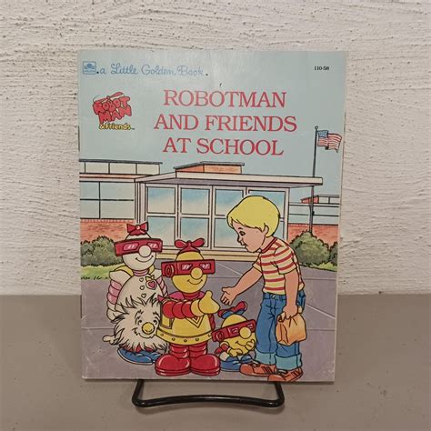 Vintage 1984 Robotman And His Friends At School Paperback Etsy