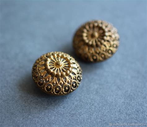 Винтаж: Винтажные латунные пуговицы купить в интернет-магазине Ярмарка ...