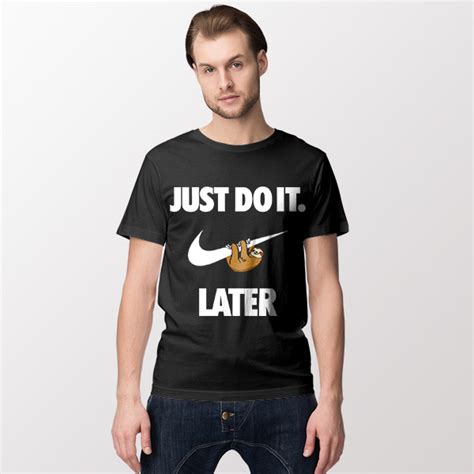 Cheap Graphic Tank Top Just Do It Later Sloth