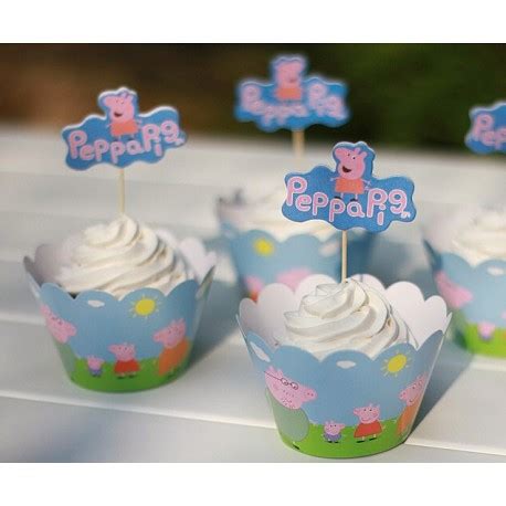 Peppa Pig Cupcake Toppers - Partyland - New Zealand's Birthday Party ...