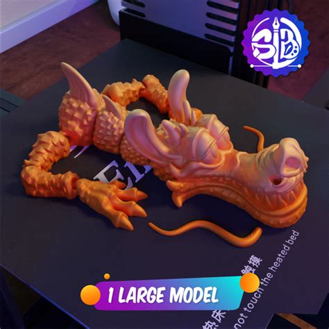 🐉 Mulan Dragon Mushu 3mf No Sopports Prin In Plece・ Stl File